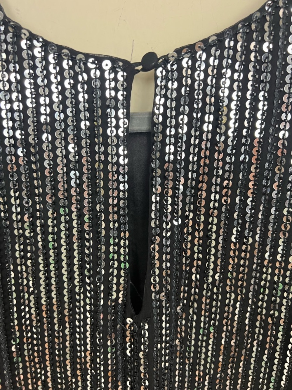 Endless Rose Sleeveless Black Sequin Tunic Top M - Picture 7 of 9